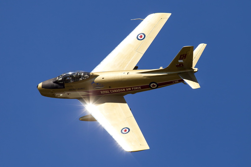 jet, army, sunny, fighter, fighter plane, sky, air vehicle, motion, plane, air force, clear sky, Sabre V, airplane, Canadair, military, blue, single object