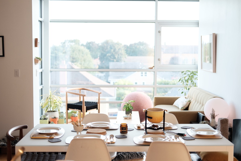 dining Room, apartment, place setting, domestic Room, glass, time Of Day, architecture And Buildings, plate, condo, seat, food and drink, photography, glass - material