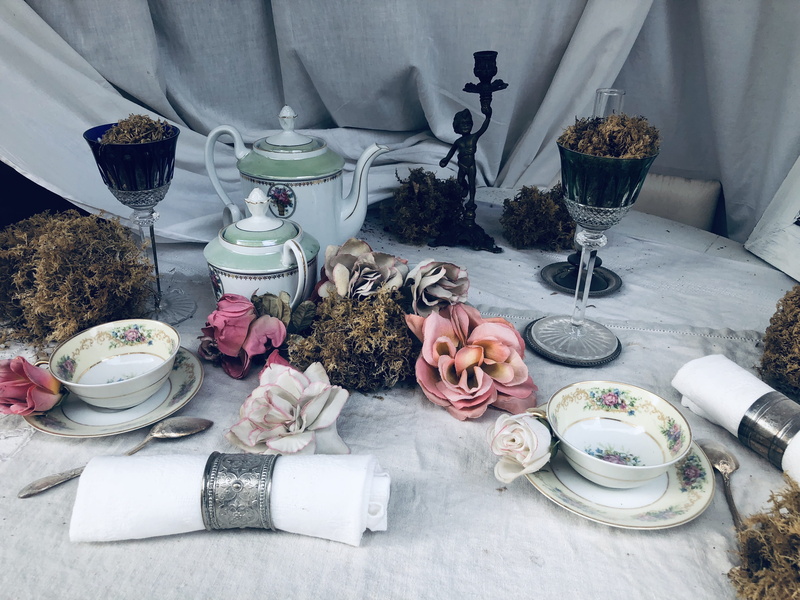 setting, plate, still life, flowering plant, food, glass, flower, vase, indoors, dinnerware, freshness, rose, nature, faux, set, 4K, candle, variation