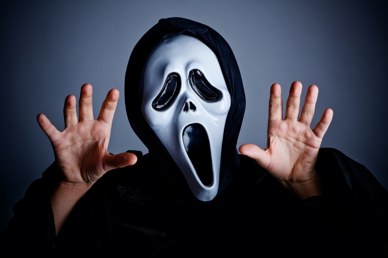 4K, Scream mask, 4K, Scary