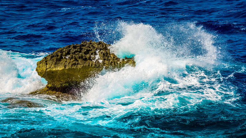 nature, Meer, Breakwater, Water  Waves, gray rock, blue, splashed, photography, water, Malta, San Lawrenz, surf, Stein  Stone, splashing, Sea, Gozo, rock