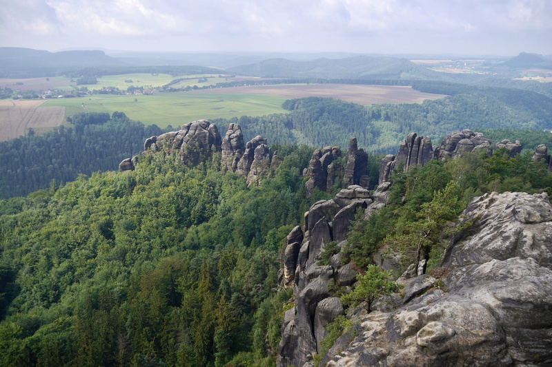 saxon switzerland, idyllic, tranquil scene, outdoor, plant, rock, green, environment, green color, landscape, scenics - nature, europe, no people, nature
