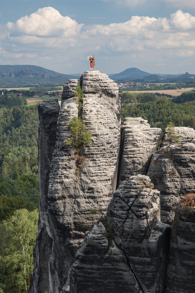 travel destinations, beauty in nature, 5K, bastei, tourism, formation, built structure, travel, sky, solid, day, architecture, the past, scenics - nature