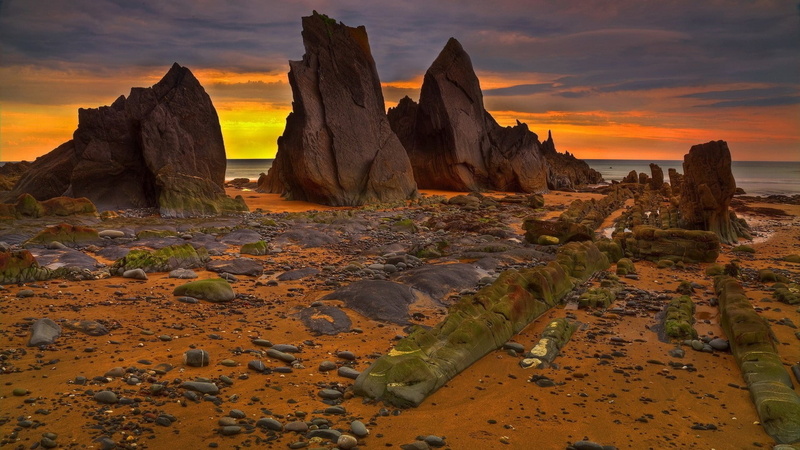national, outdoors, mountains, rocks, ruins, sandstone, mountain, eroded, outdoor, cloud - sky, landscape, sea, land, landmark, sky, 1080P, scenic, grave
