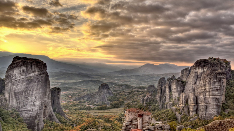 formation, tower, cliff, scenics - nature, travel, rock - object, scenic, idyllic, nature, non-urban scene, fortification, mountain range, clouds, sky