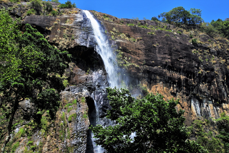 beautiful, long exposure, outdoors, at the court of, blue sky, non-urban scene, flowing water, falling water, tint, flowing, rock formation, power in nature