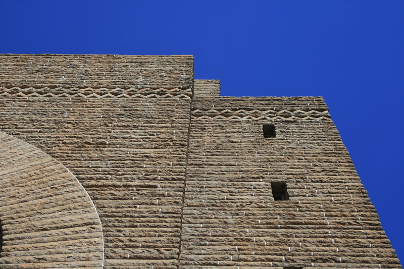 wall - building feature, tradition, wall, clear sky, ancient civilization, Monolith, tourism, nature, low angle view, 4K, Monument, pioneers, no people