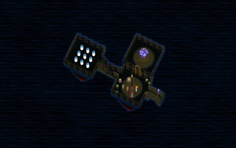JRPGs, representation, water, 1080P, waterfront, no people, Chrono Trigger, art and craft, illuminated, pattern, outdoors, human representation, night