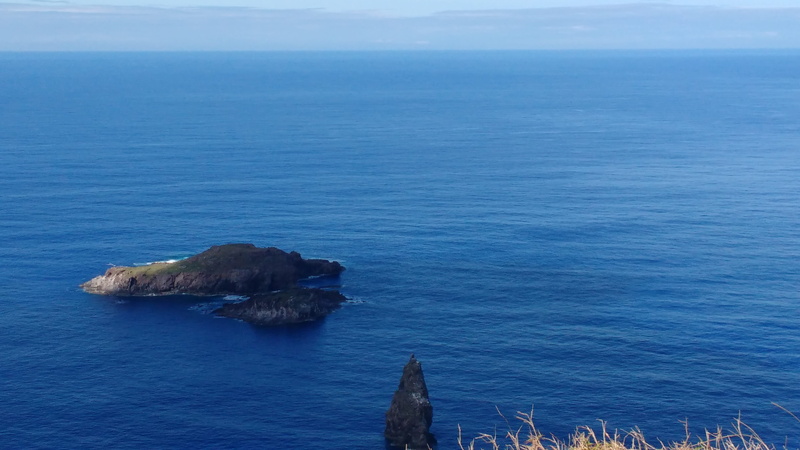 beauty in nature, solid, Island, Rapa, land, horizon, 4K, scenics - nature, rock, horizon over water, Chile, idyllic, blue, sea, rapa, polynesia, water