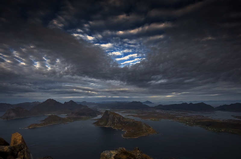 Norwegian, Lofoten, the Eastern part of the, sea, Norway, 1080P, Islands