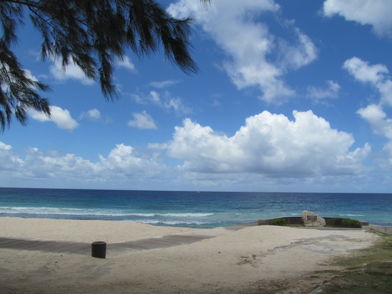land, water, vacation, horizon over water, beach, idyllic, sky, outdoors, paradise, barbados, shore, coast, ocean, cloud - sky, wave, landscape, vacations