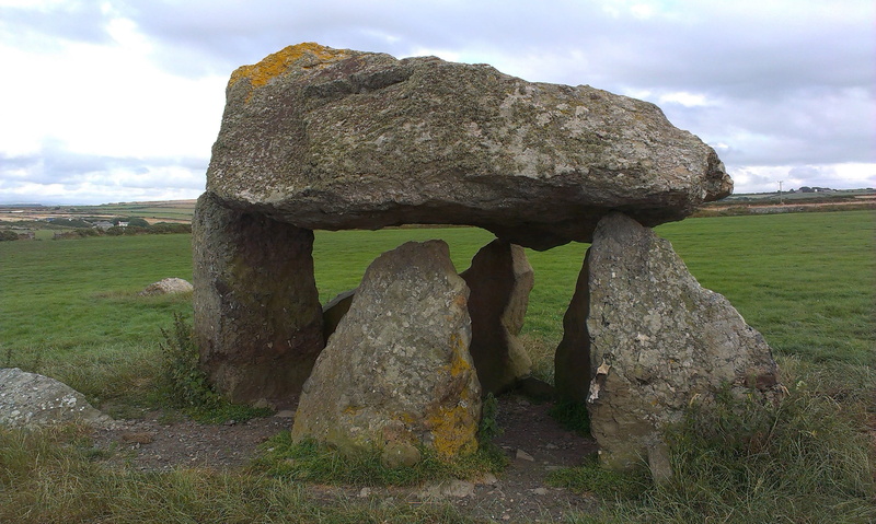 beauty in nature, architecture, rock formation, rock - object, no people, grass, scenics - nature, Dolmen, dolmen carreg samson, solid, ancient, land, nature