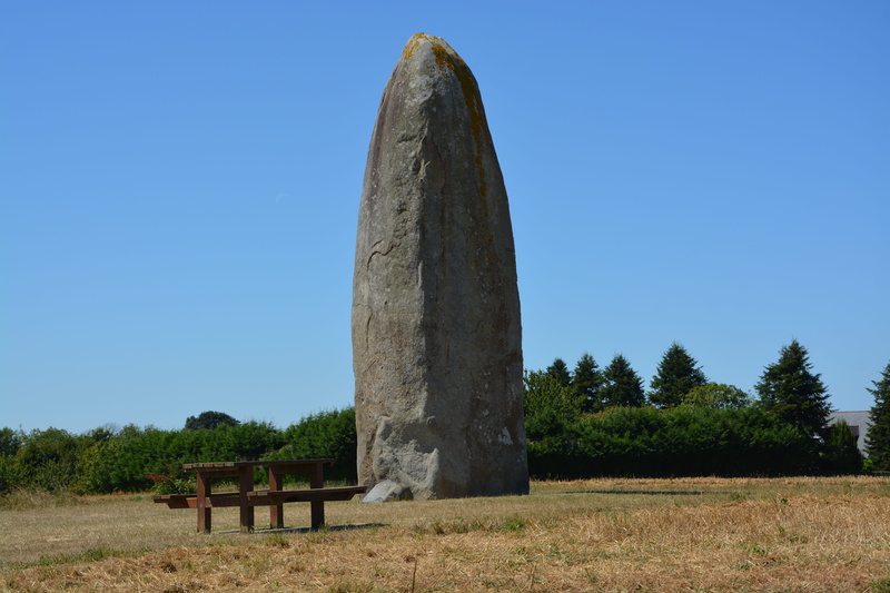 bretagne ille et vilaine, nature, architectural column, ancient civilization, no people, sky, land, monument, environment, tree, menhir of champ dolent