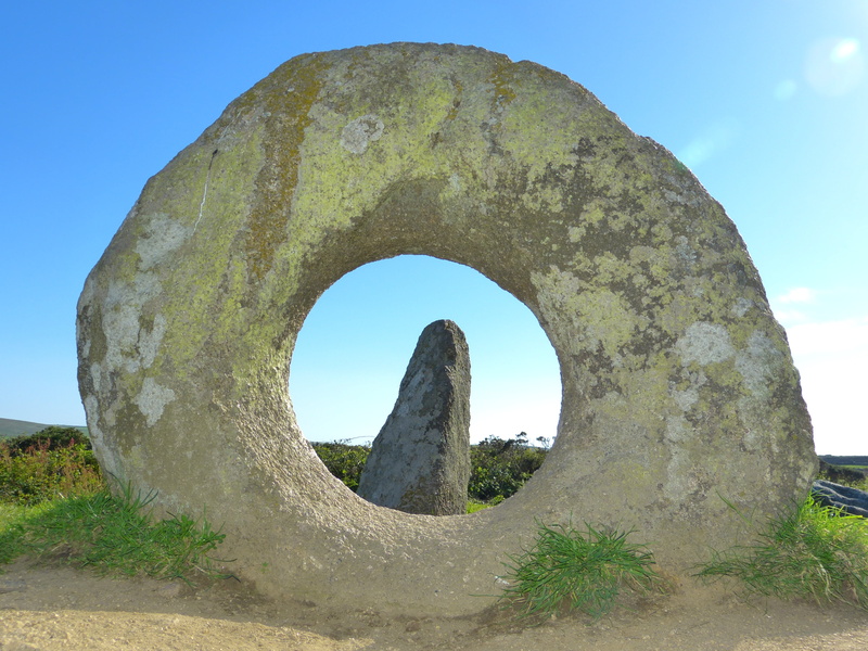 architecture, land, solid, megalithformation, sky, rock formation, no people, 4K, south gland, blue, plant, crick stone, natural arch, scenics - nature