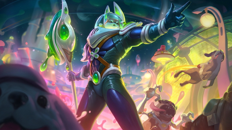 video game art, video game characters, Space Groove, Nasus (League of Legends), video games, 2K, game art, League of Legends