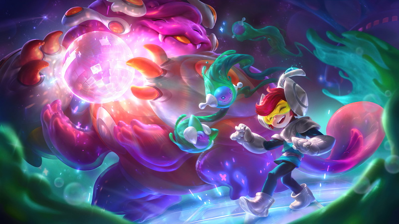 cats, Space Groove, Riot Games, space, 8K, 4K, League of Legends, Nunu and Willump, Nunu, michis