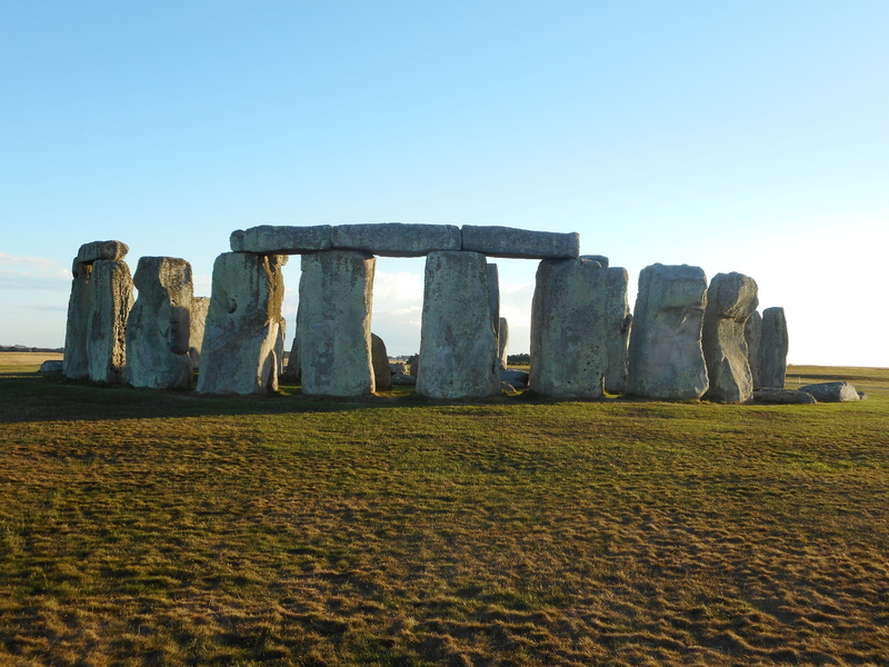 travel, land, monument, field, architecture, grass, nature, england, sky, no people, built structure, ancient, clear sky, archaeology, pagan, the past