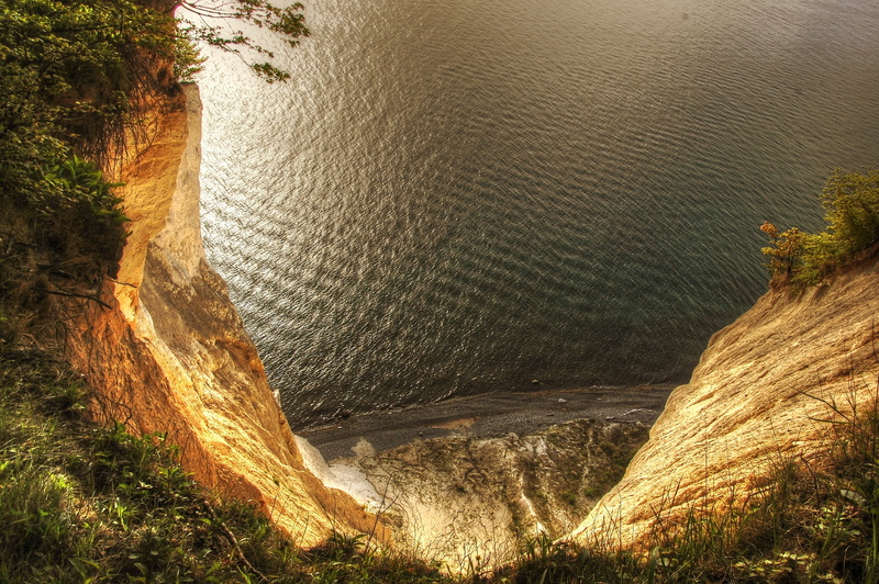 mon, beach, rock - object, day, island, view, mountain, sky, summer, moen, rock, moens klint, tranquil scene, power in nature, møns klint, plant, món, water