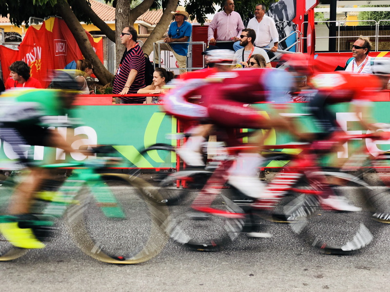 mode of transportation, transportation, spain, vehicle, lapse, real people, alhaurín de la torre, large group of people, 4K, spectator, av. málaga, competition