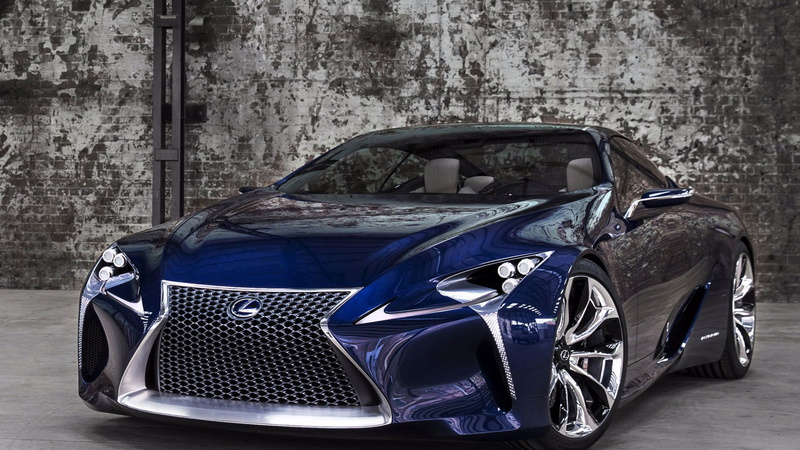 lf, Concept, 2K, Blue, Lexus, Car, lc