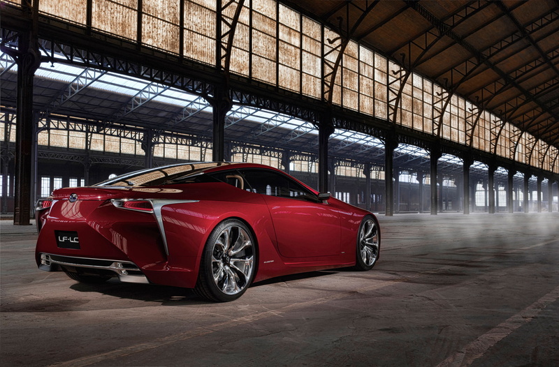 flooring, parking lot, land Vehicle, supercar, new, lf-lc, modern, ruined, 2K, wealth, rear view, car, built structure, power, fuel and Power Generation