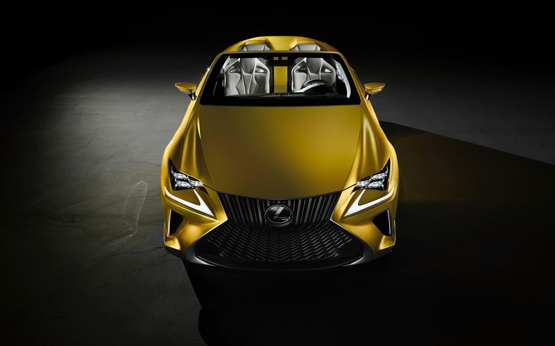 cars, concept, car, 2014, 2K, lexus, lf, convertible, c, yellow