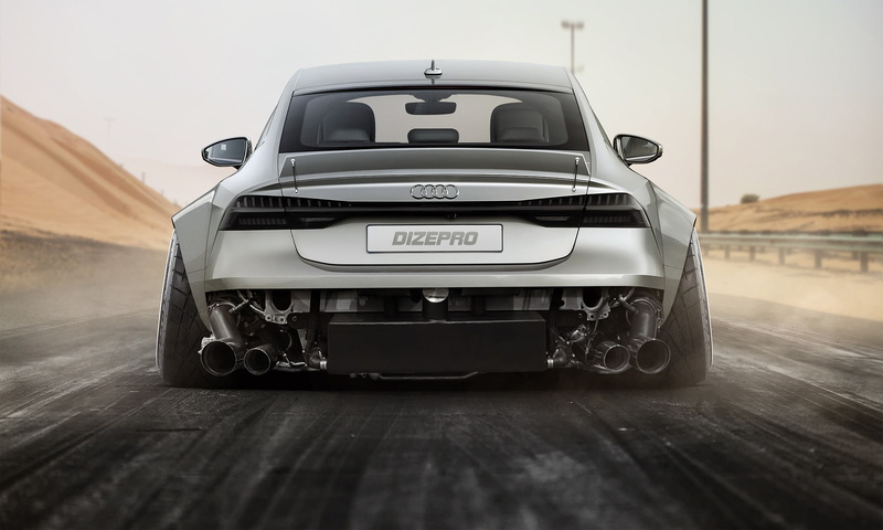 Auto, Audi, Car, Dmitry Strukov, DizePro, Transport and Vehicles, by Dmitry Strukov, Dize_pro, Machine, 1080P, Grey, Audi A7