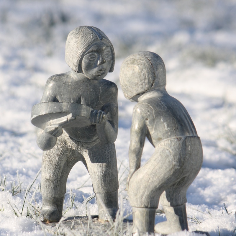 greenland, creativity, 1080P, field, human representation, nature, figurine, close-up, land, art and craft, sunlight, no people, match, culture, dance
