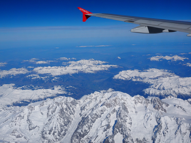 mountains, winglet, aerospace industry, sky, aerial view, hydrofoil, miage, ice landscape, highest peak, transportation, day, air vehicle, scenics - nature