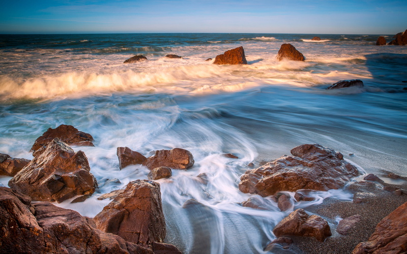 surfing, pacific, horizon over water, sea, tv, solid, coast, land, sky, nang, ocean, wave, blurred motion, laptop, nature, beauty in nature, phones, 4K