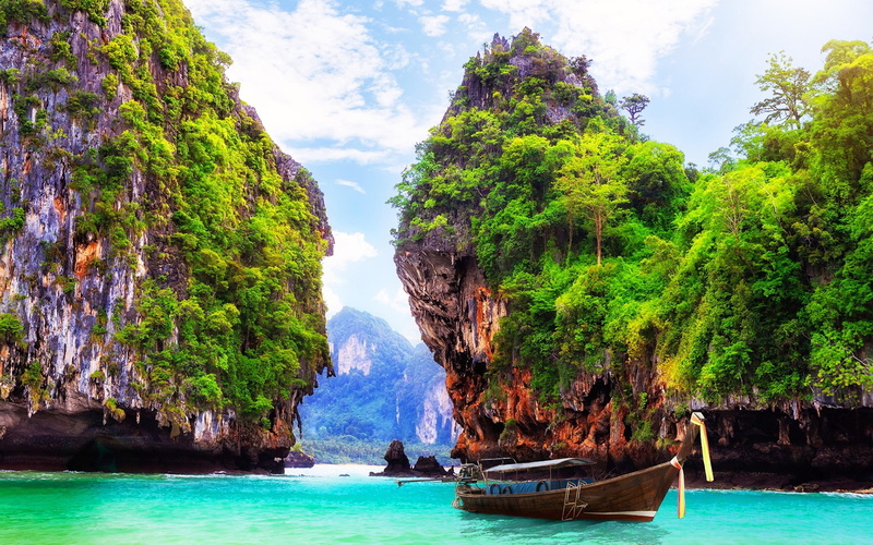 fabulous, rock, 2K, nang, thail, bay, isls, ao, hd