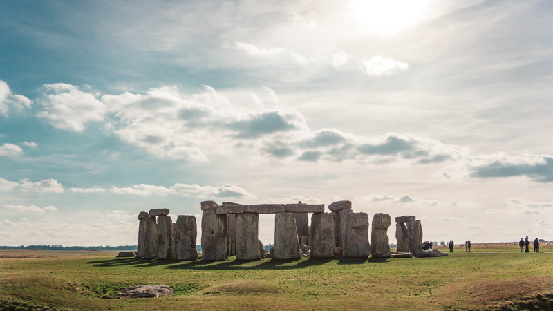 archaeology, no people, clouds, outdoors, day, rocks, ancient, grass, sky, ruined, history, amesbury, travel, uk, building, stones, architecture, tradition