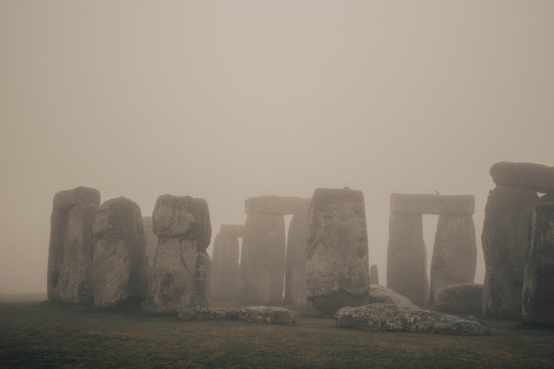 travel destinations, amesbury, stonehenge, sky, united kingdom, architecture, field, history, archaeology, landscape, 5K, the past, nature, tourism, environment