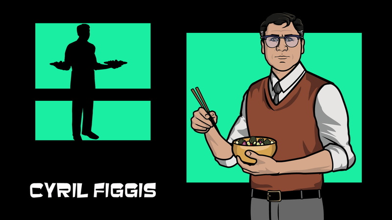 1080P, hd, archer, cyril, figgis, cartoon/comic