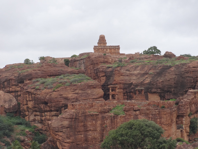 national Park, Rocks, travel, ancient civilization, solid, canyon, low angle view, Caves, badami rocks, desert, karnataka, Badami, no People, red, ruined