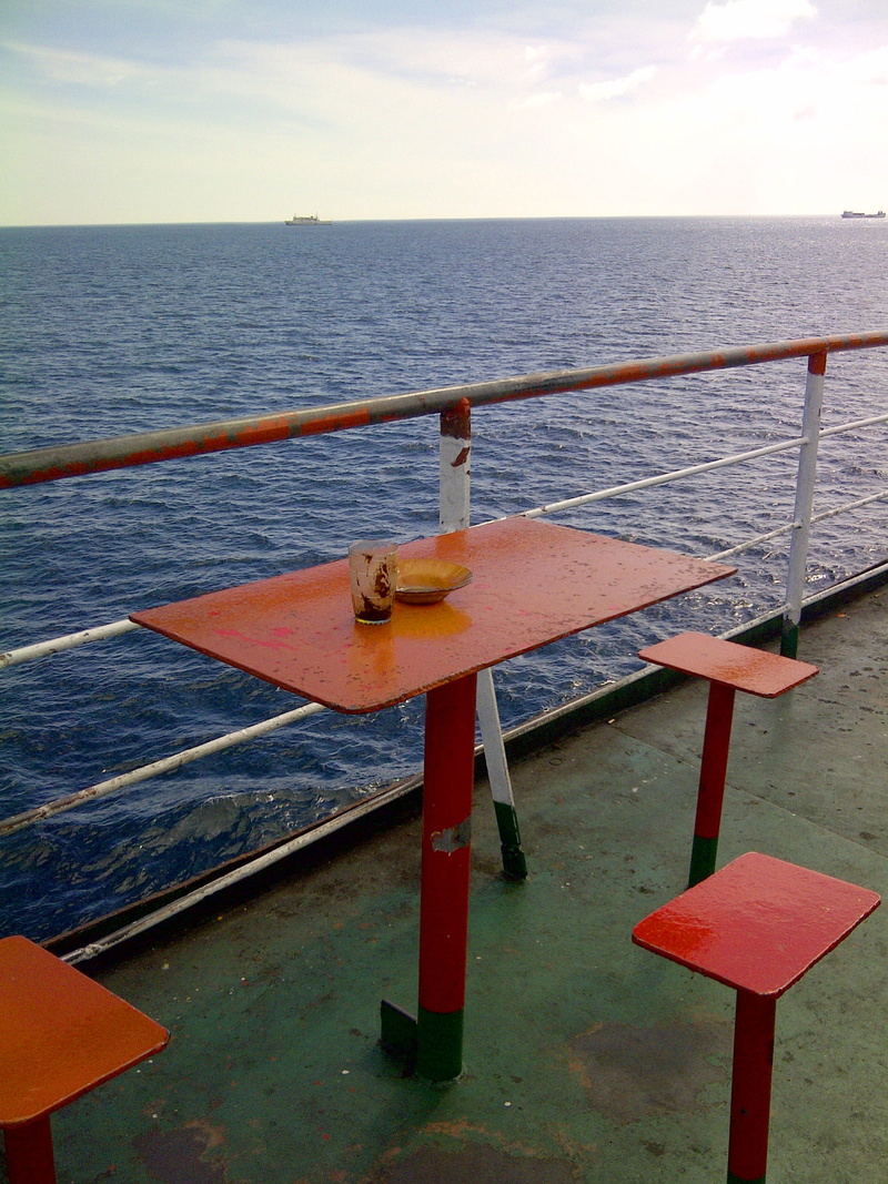 horizon, absence, kopi, scenics - nature, security, no people, seat, selat, beauty in nature, sky, day, pagi, nature, 2K, coffee, horizon over water, tranquil scene
