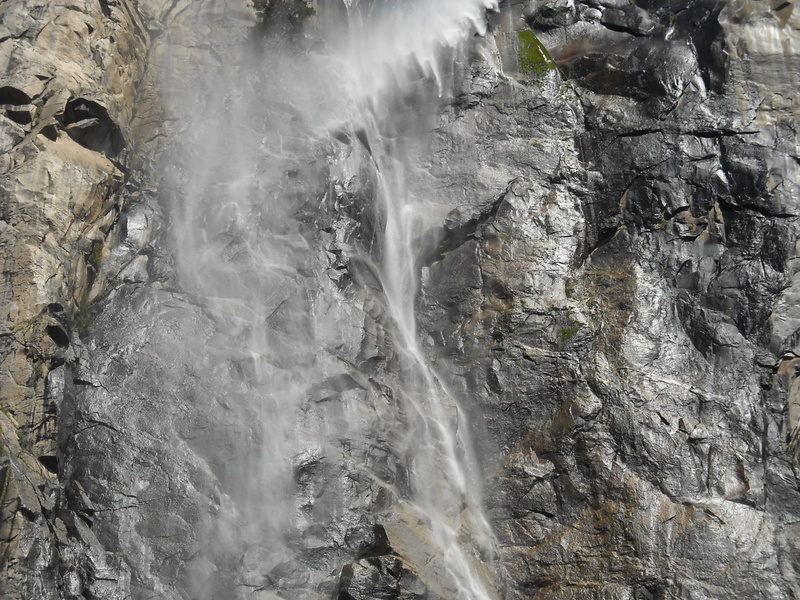 purity, day, power in nature, waterfall, nature, no people, motion, yosemite national park, bridalveil falls, scenics - nature, backgrounds, rock, non-urban scene