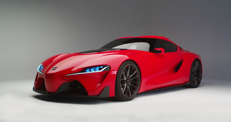 sports coupe, Concept, 2K, ft, Toyota FT-1, the car, Red, toyota
