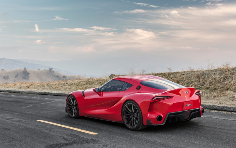 prototypes, Toyota, supercars, 720P, Toyota FT-1, red cars