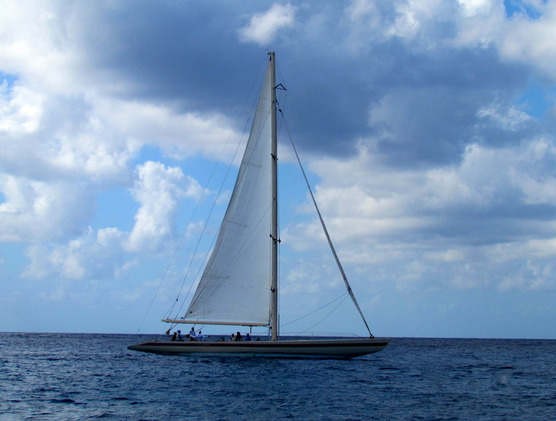pole, luxury, 4K, racing sloop, yacht, americas cup, travel, sailing, sailing ship, boat, outdoors, nature, water, sea, sloop, sky, racing, yachting, caribbean