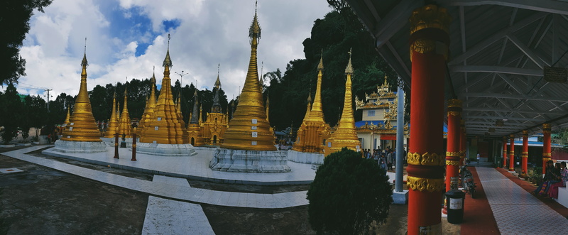 day, nature, travel destinations, myanmar (burma), spirituality, architectural column, tree, building, outdoors, 8K, religion, belief, building exterior