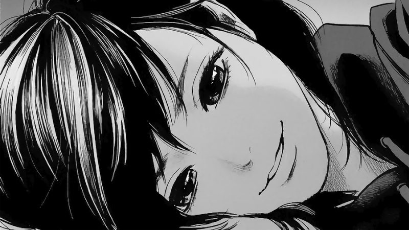 anime girls, Hare-Kon., 1080P, monochrome, manga, smiling, gray