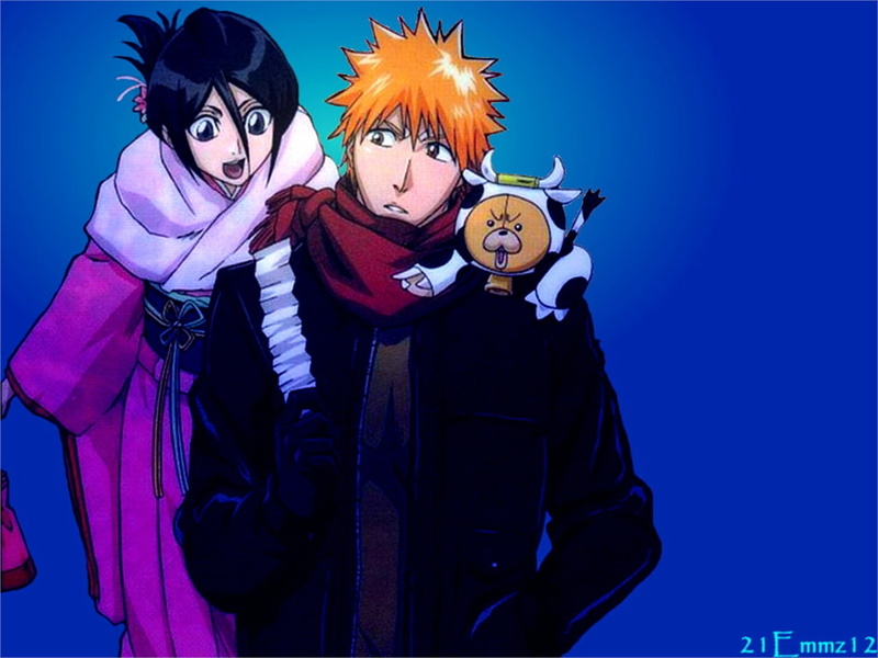 Rukia Kuchiki, 720P, Ichigo Kurosaki, Bleach, Kon (Bleach)
