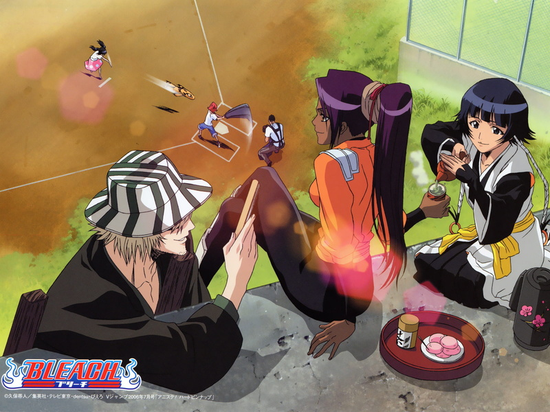 720P, Kisuke Urahara, Kon (Bleach), Yoruichi Shihôin, Bleach, Soifon (Bleach)