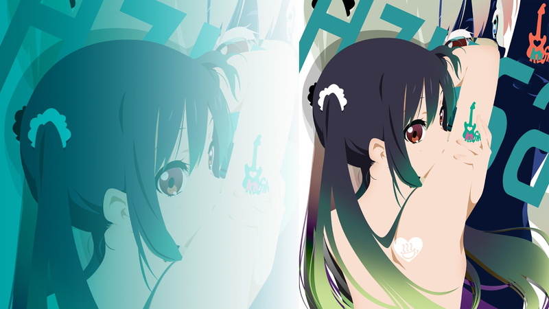 hot, hd, kon, Nakano Azusa, art, anime, 1080P, azusa, nakano, K-ON!, x