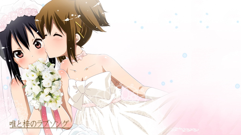 kon, ui, hirasawa, azusa, hd, dress, white, art, nakano, K-ON!, 1080P