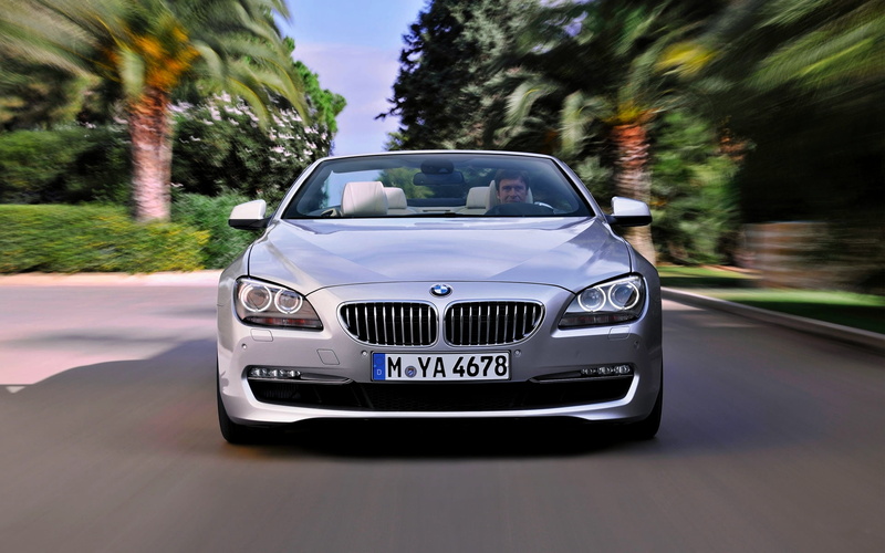 Room, Grille, In Motion, BMW, Driver, The hood, 6 Series, Lights, 1080P, Day, The front