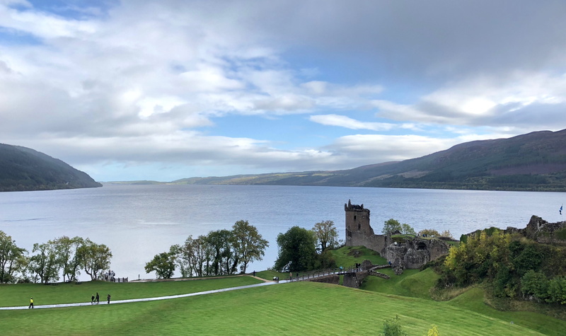 panorama, day, highlands and islands, outdoors, atmosphere, 4K, tourism, scenics - nature, sky, land, no people, hill, beauty in nature, castle, loch ness