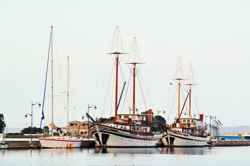 nautical Vessel, mast, outdoors, greek, sailing, landscape, lefkada, island, yacht, vessel, europe, nautical, pole, day, pier, built structure, sea, sky