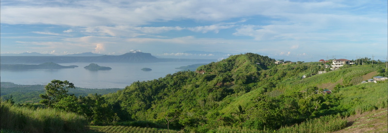 environment, nature, non-urban scene, taal, tree, no people, philippines, tranquil scene, outdoors, sky, lake, cloud - sky, land, plant, beauty in nature